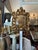 Beautifully carved giltwood Italian antique mirror having shell motif and marvelous warm aged patina. Fay Details...
