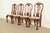 Queen Anne Kittinger Georgian Carved Mahogany Dining Chairs, Set of Four For Sale - Image 3 of 15