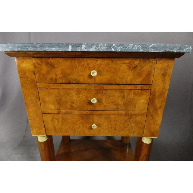 Empire Table with Marble Top For Sale - Image 6 of 10