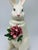 White Large Vintage Ceramic Rabbit For Sale - Image 8 of 8