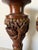 1980s Vintage Handcrafted - Intricate Wildlife Relief Carvings Asian Teak Wood Floor Vases – Pair For Sale - Image 5 of 12