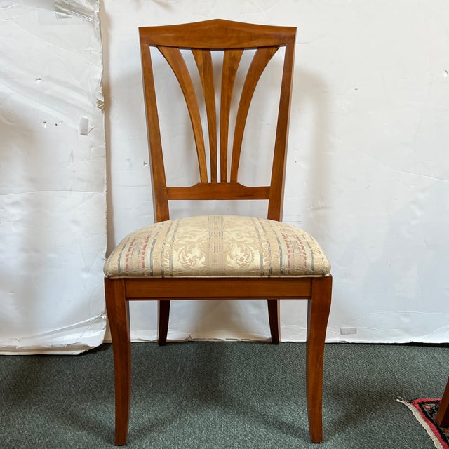 Ethan Allen Medallion Collection Dining Chairs, a Set of 8 Chairish