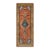 2.6x8Ft. Brunt Orange Persian Design Inspired Hand Knotted Wool Runner Rug For Sale