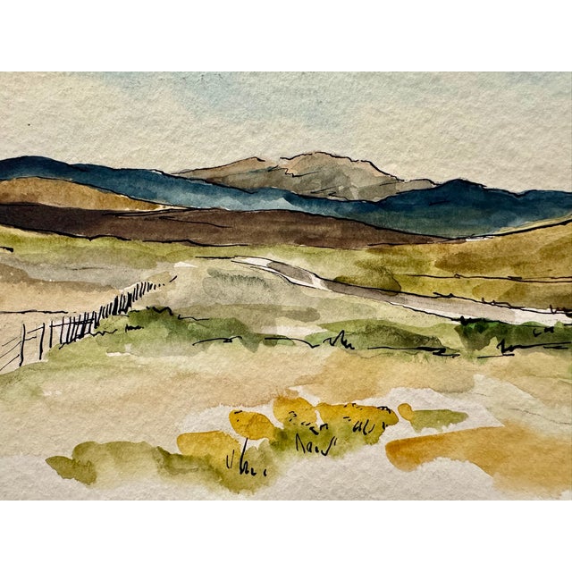Original watercolor on paper by Henry Emil Salloch, also known as Heinz Emil Salloch, the German-born American artist and...