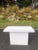 Contemporary 1980's Post Modern White Console Table For Sale - Image 3 of 13