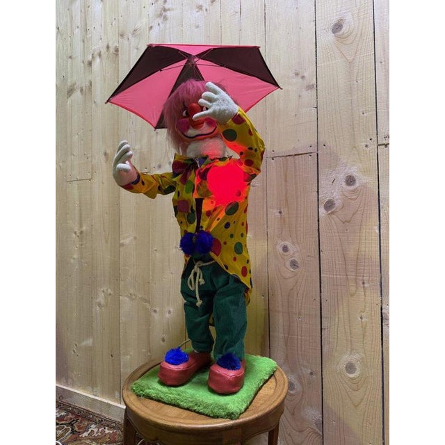 1980s Illuminated Clown Automaton, 1980s For Sale - Image 5 of 7