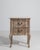 Antique White 20th Century France Weathered Whitewash Cerused Oak Bedside Cabinet For Sale - Image 8 of 11