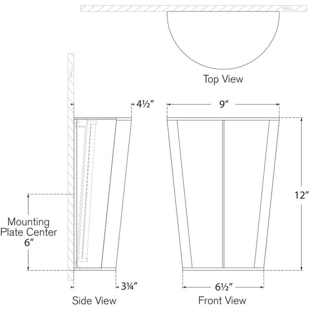 Metal Barbara Barry for Visual Comfort Signature Phinn 12" Tapered Sconce in Modern Iron with White Glass For Sale - Image 7 of 9