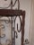 Metal Vintage Rustic Metal Corner Etagere For Sale - Image 7 of 8