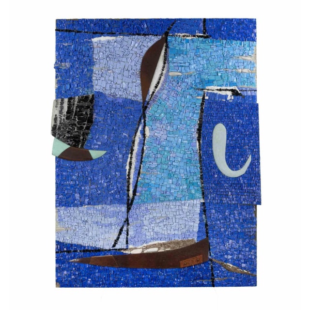 Tommaso Cascella, Abstract Composition, Mosaic, 1990s For Sale - Image 7 of 7