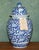 impressive pair of exceptionally large Ralph Lauren Home blue and white porcelain temple jars, standing approximately 61cm...