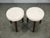 Art Deco Upholstered Beech Stools, 1940s, Set of 2 For Sale - Image 9 of 10