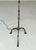 Spanish Spanish 1950's Iron Floor Lamp With Twisted Stem With Patinated Finish For Sale - Image 3 of 18