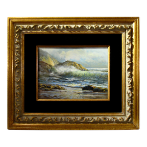 Bill Shaddix Evening Surf C. 1980 Painting