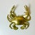 1960s Vintage Costal Hollywood Regency Boho Chic Brass Crab Box. For Sale - Image 6 of 9