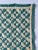 1930s Vintage Teal + Soft Yellow Cotton Drunkard's Path Circle Quilt, Circa 1930s-40s For Sale - Image 5 of 18