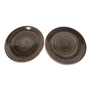 Steelite Performance Craft Coupe Plates in Porcini Set of 2 11.75” For Sale