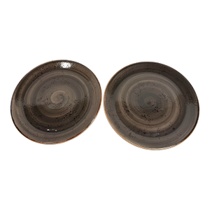 Steelite Performance Craft Coupe Plates in Porcini Set of 2 11.75”