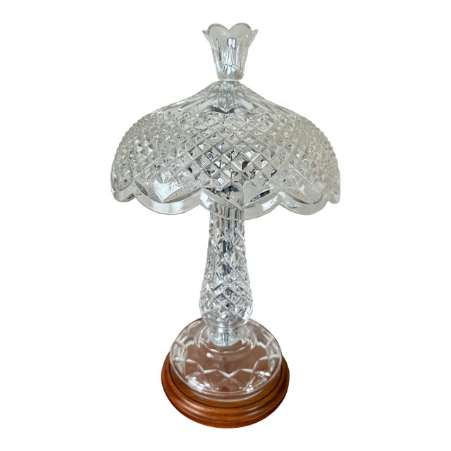 Stunning Waterford Achill crystal table lamp with a combination of different cut patterns and a unique style, makes this...