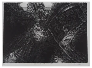 Daniel Beugniot (Dul), The Waves of the Giants, Original Etching