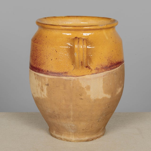 French Terracotta Vase or Pot À Confit 12"h For Sale - Image 11 of 11