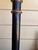 Vintage Italian Wooden Ebonized & Parcel Gilt Tall Table Lamp With New Drum Shade For Sale - Image 9 of 15