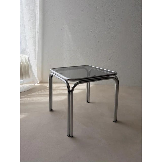 Glass Side Tables by Claire Bataille for Spectrum, 1970s, Set of 2 For Sale - Image 7 of 11