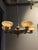 Decorative Pendant Light in Bronze and Alabaster, 1950s For Sale - Image 3 of 10