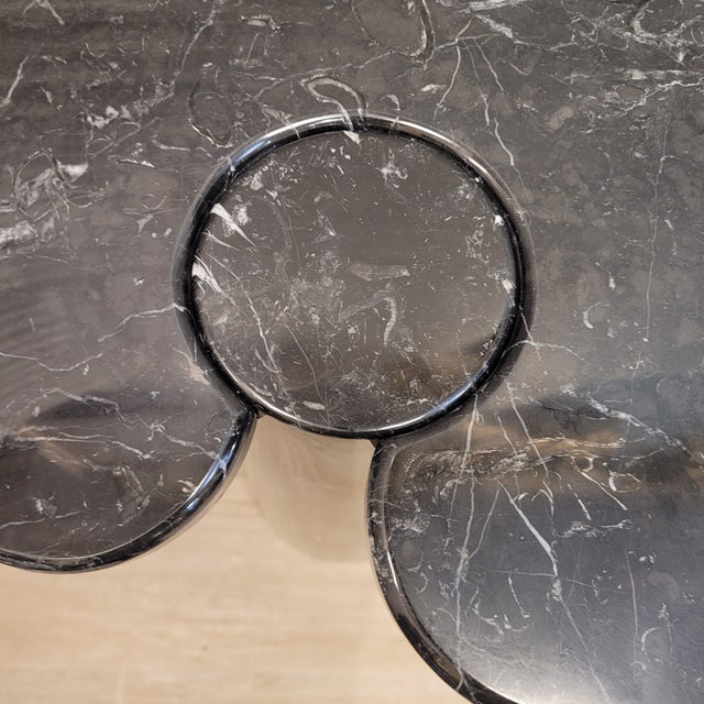 Marquina Black Marble Console by Angelo Mangiarotti, 1970 For Sale - Image 12 of 18