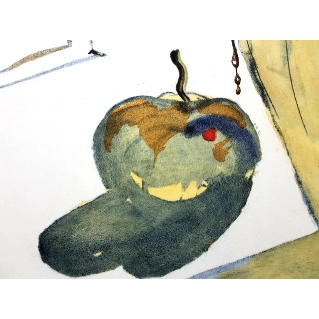 Salvador Dali - Cup of Chocolate - Original Etching 1967 For Sale - Image 4 of 8