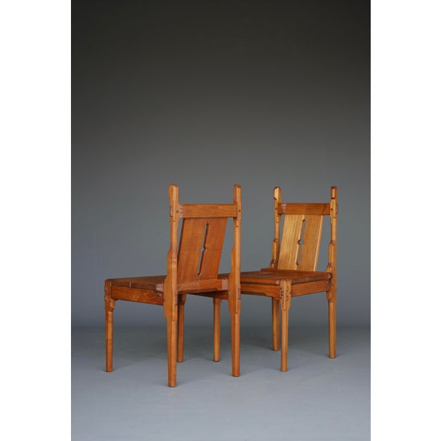 Dutch Traditionalist Amsterdam School Side Chairs attributed to Alexander Kropholler, 1930s, Set of 2 For Sale - Image 6 of 18