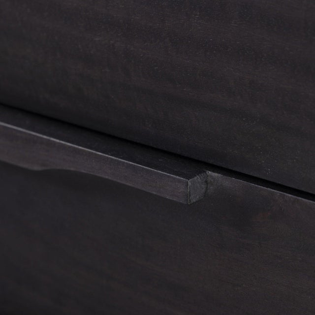 Contemporary Four Hands Sydney Tall Dresser - Black Wash For Sale - Image 3 of 11