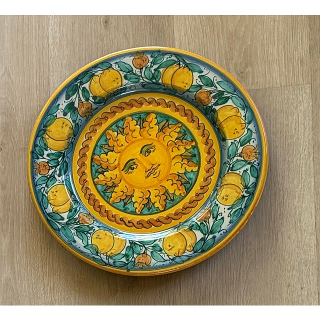 Italian Set of 6 Italian Decorative Italian Wall Plates – Made for Cottura For Sale - Image 3 of 8