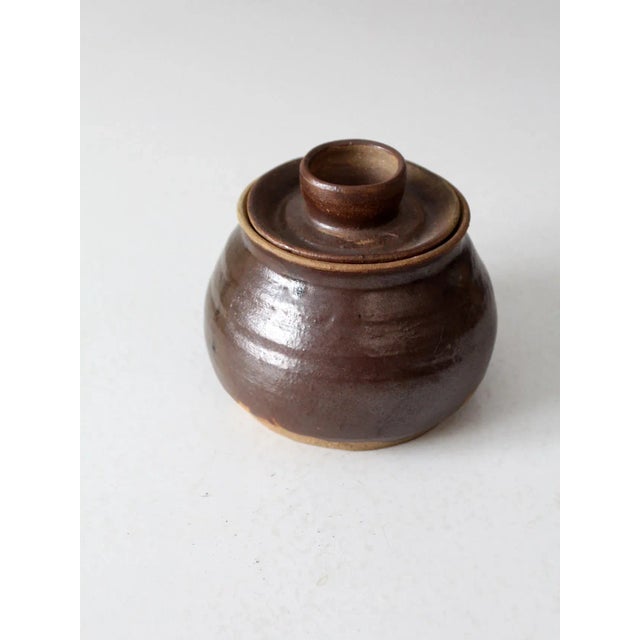 Vintage Studio Pottery Jar For Sale - Image 6 of 9