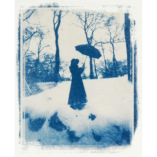 This is a giclee print from an original cyanotype, which was pulled from a negative captured with a pinhole camera and a...