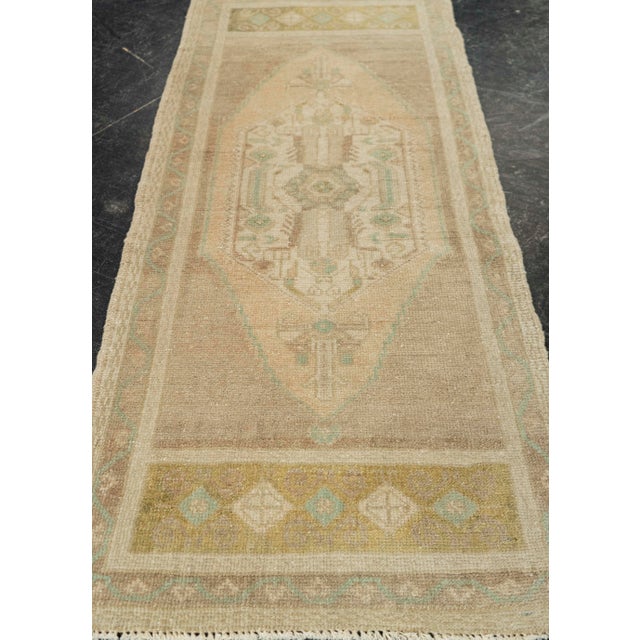 Turkish Mini Rug Oriental Hand Knotted Vintage Rug 1'8" x 3'7" #21036 Explore a curated collection of hallway runners,...