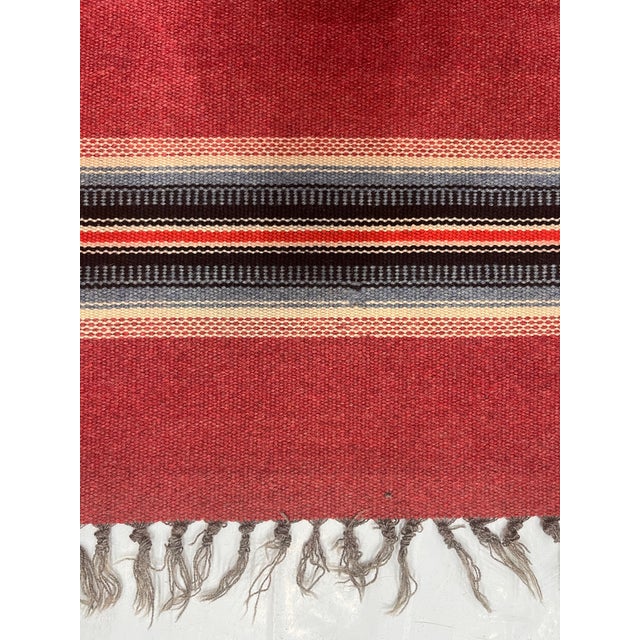 Vintage Swedish Kilim Rug 3'7" X 5’9" For Sale - Image 4 of 8