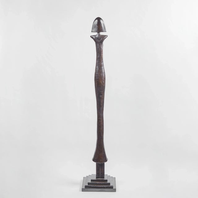 Bronze Sculpture After Giacometti For Sale - Image 4 of 9