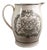 Olive-Green Transferware Masonic Creamware Jug from Staffordshire, 1800s For Sale