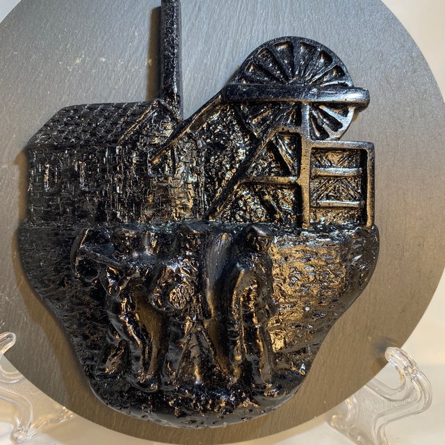 2000s Welsh Coal Art Sculpture For Sale - Image 4 of 9