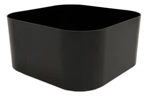 Black Planter on Wheels by Isao Hosoe for Intercom, 1970s
