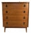 Mid 20th Century Modern Walnut Four-Drawer Chest by Bassett Furniture For Sale
