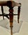 Antique English Hardwood Footstool, Aesthetic Movement Embossed Leather Circa 1880 For Sale - Image 10 of 13