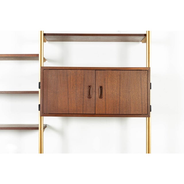 Mid Century Omni Wood Modular Wall Unit Shelving & Bookcase by George Nelson For Sale In Detroit - Image 6 of 17