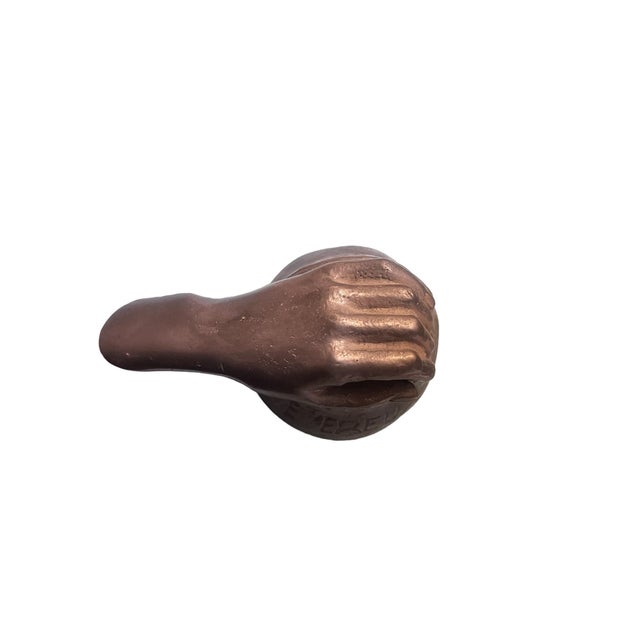 Robert Graham Hand Sculpture Paperweight, Signed 1982 For Sale In West Palm - Image 6 of 10