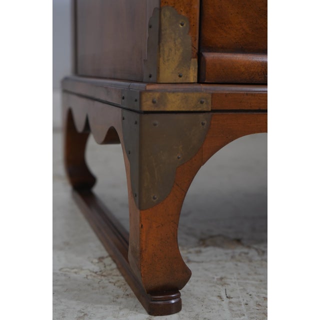 Brown Baker Chinese Style Walnut Credenza Sideboard For Sale - Image 8 of 18