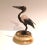 1960s Brutalist Sterling and Stone Pelican on Marble Base For Sale In Houston - Image 6 of 6