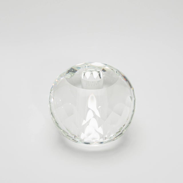 Modern Crystal Water Vase by Ka Glass For Sale - Image 3 of 9