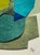 Green "Petal 7" Original Mixed-Media Collage on Paper by Zac Woodiel For Sale - Image 8 of 11