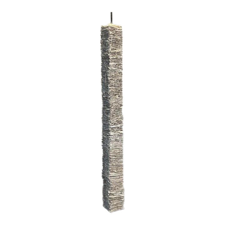 Contemporary Muslin and Canvas Paper Standing Sculpture | Chairish